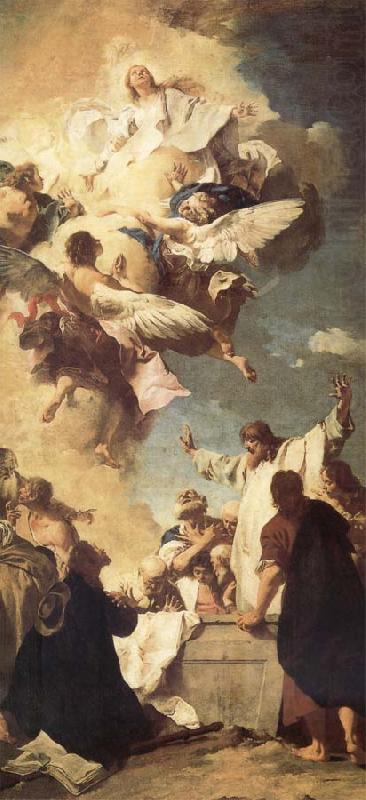 The Asuncion of the Virgin, Girolamo Parmigianino